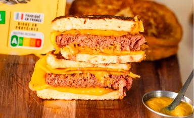 Brioche perdue salée - Steaks végétaux