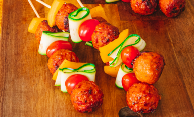 Brochette boulettes