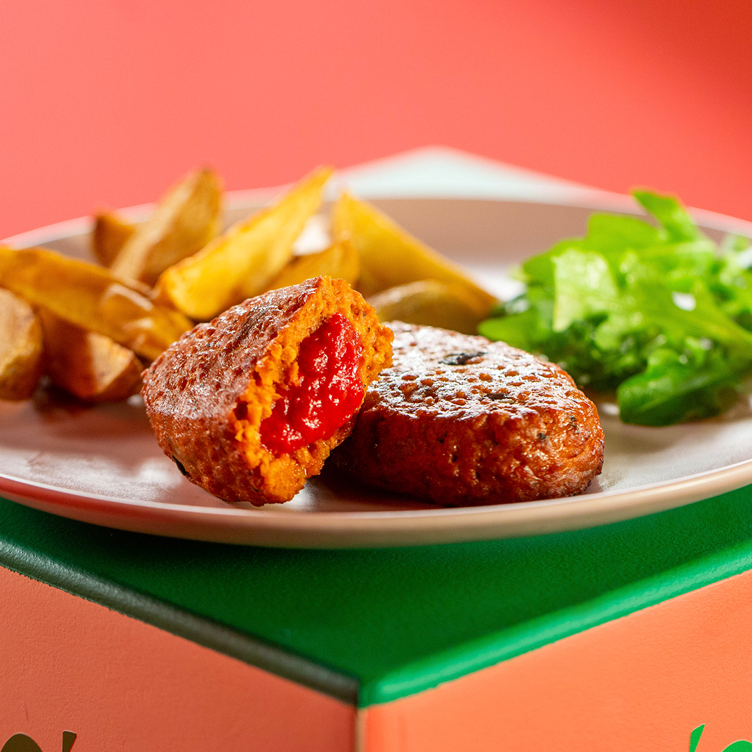 Croq'Coulis Cœur sauce tomate & Aubergine