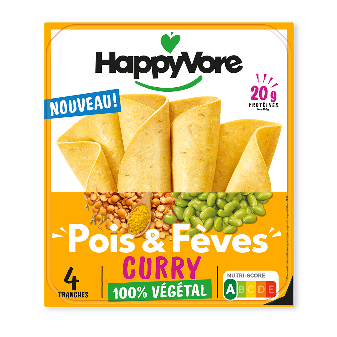 Tranches Pois & Fèves - curry