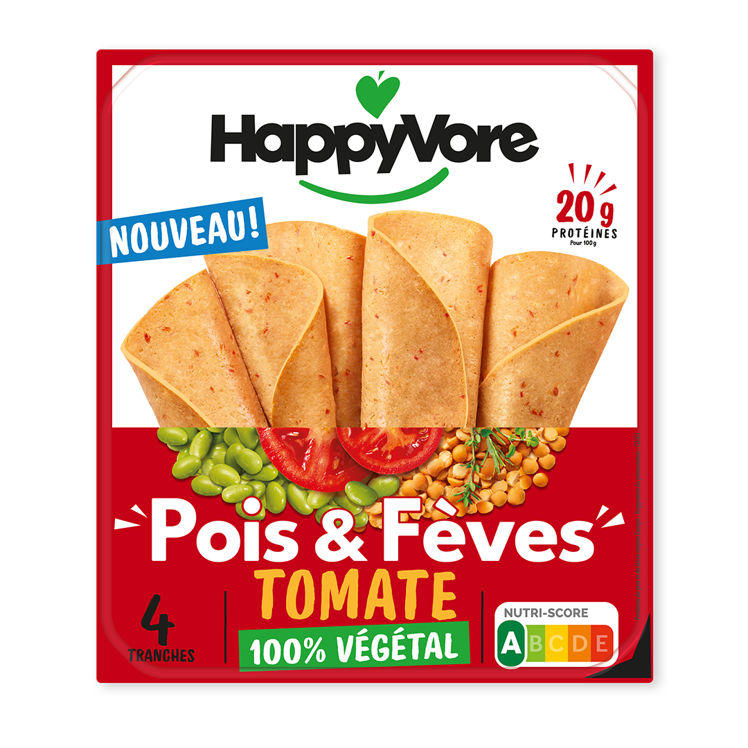 Tranches Pois & Fèves - tomate & herbes de Provence