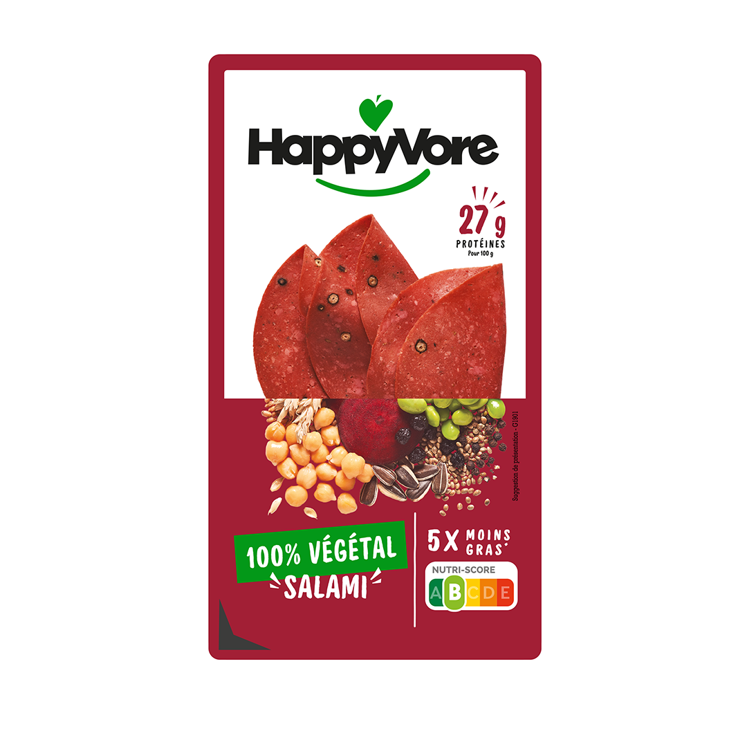 Salami végétal et gourmand
