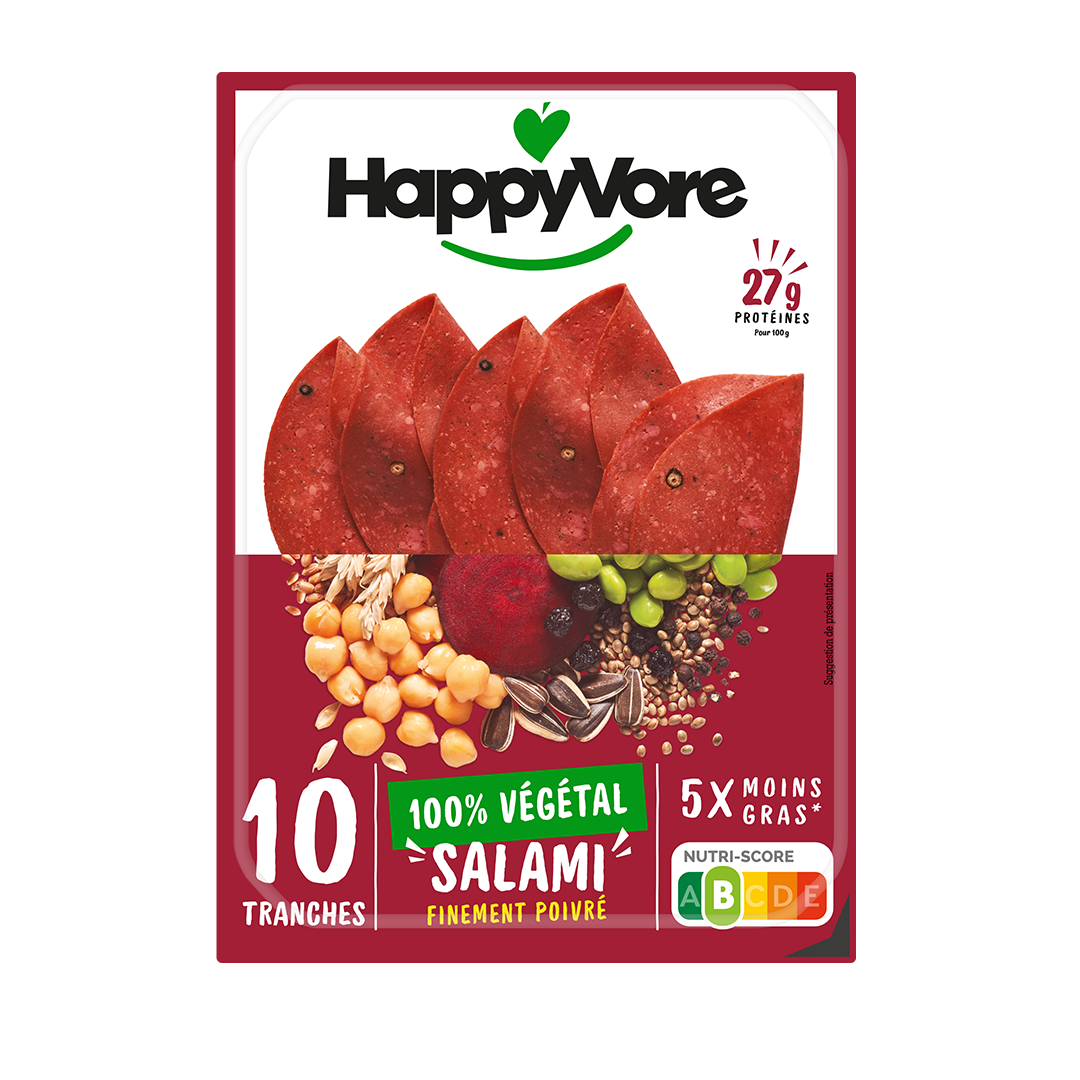 Salami végétal et gourmand