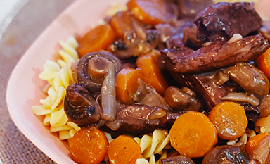 Bourguignon végétal (sans gluten)