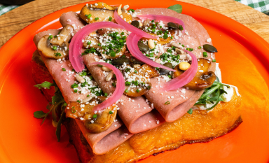 Pain perdu au jambon fumé 100 % végétal HappyVore