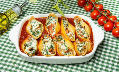 Conchiglionis farcis au jambon fumé 100% végétal HappyVore