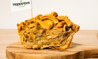 Mini tourte de Noël - Aiguillettes végétales HappyVore