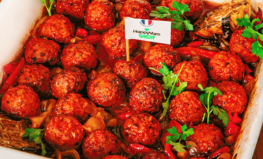 Mijoté de boulettes tomates & herbes de Provence
