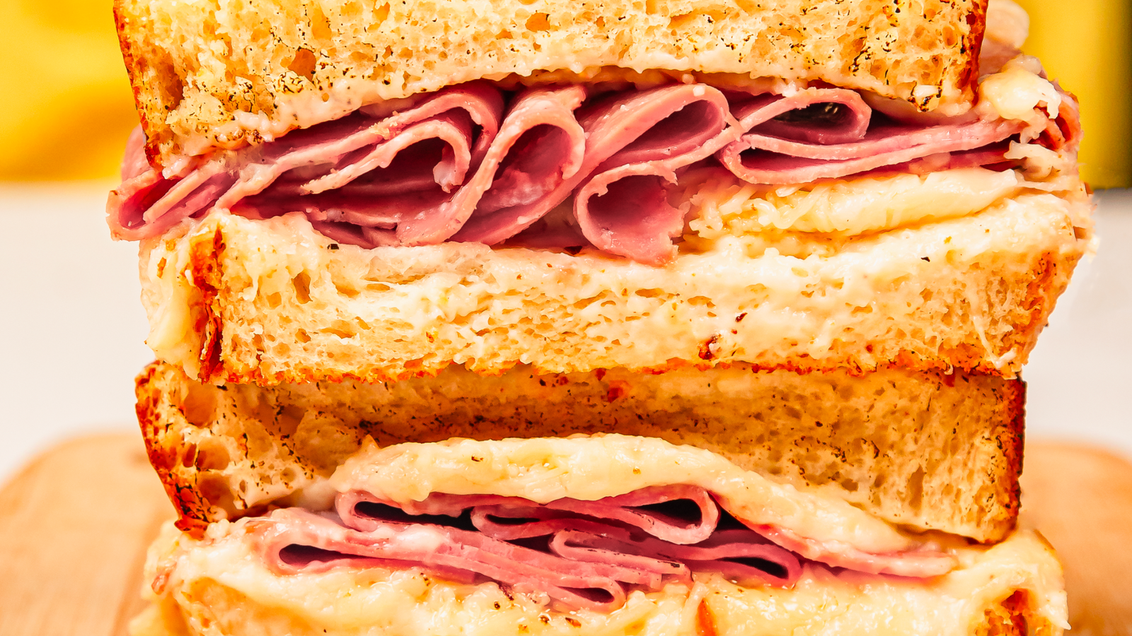 Croque-Monsieur au jambon végétal