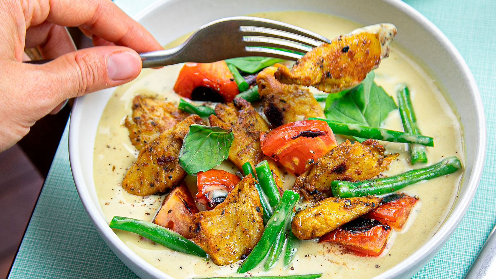 Aiguillettes Végétales Thaï au Curry Vert