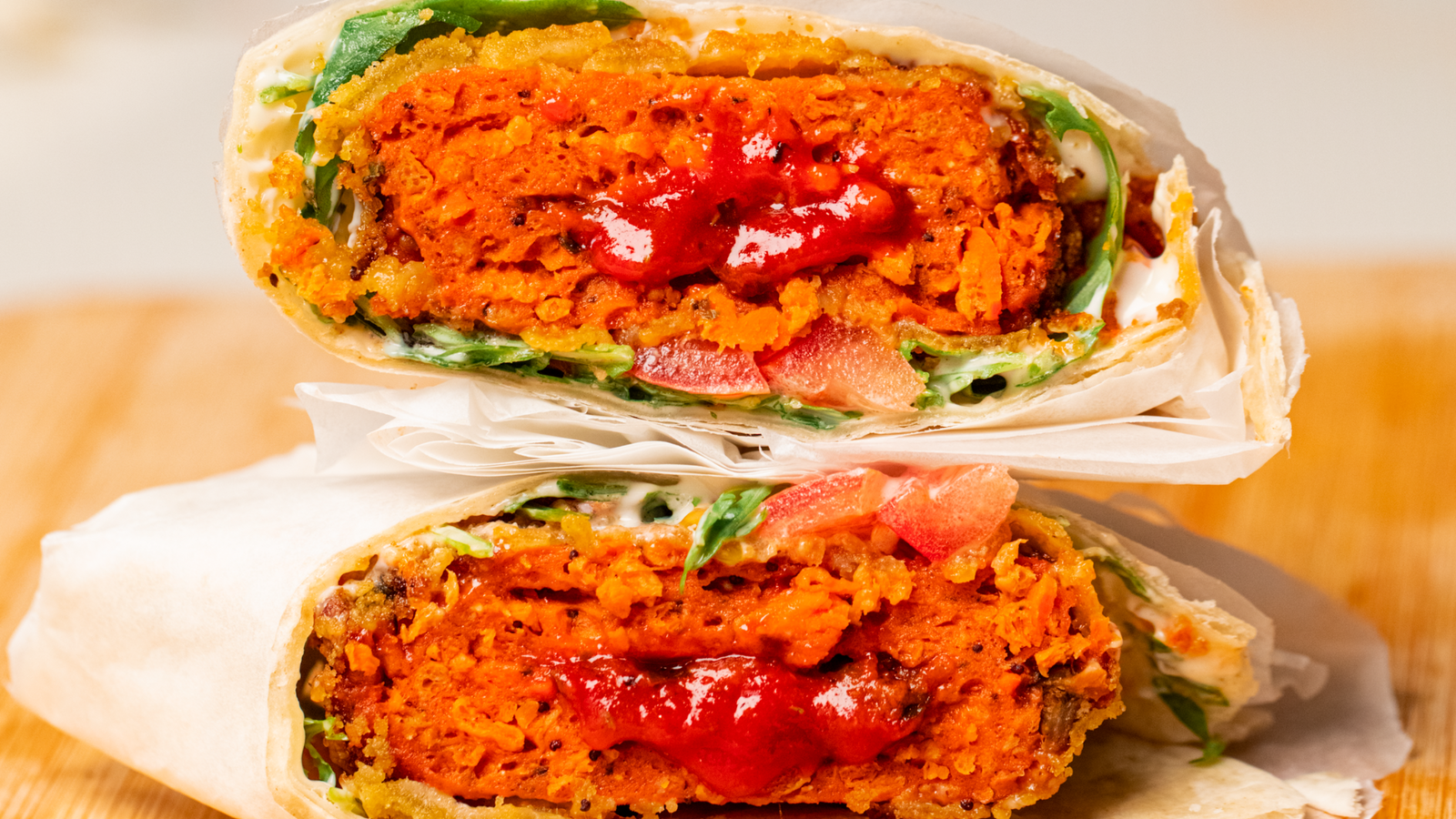 Wrap aux Croq'Coulis panés