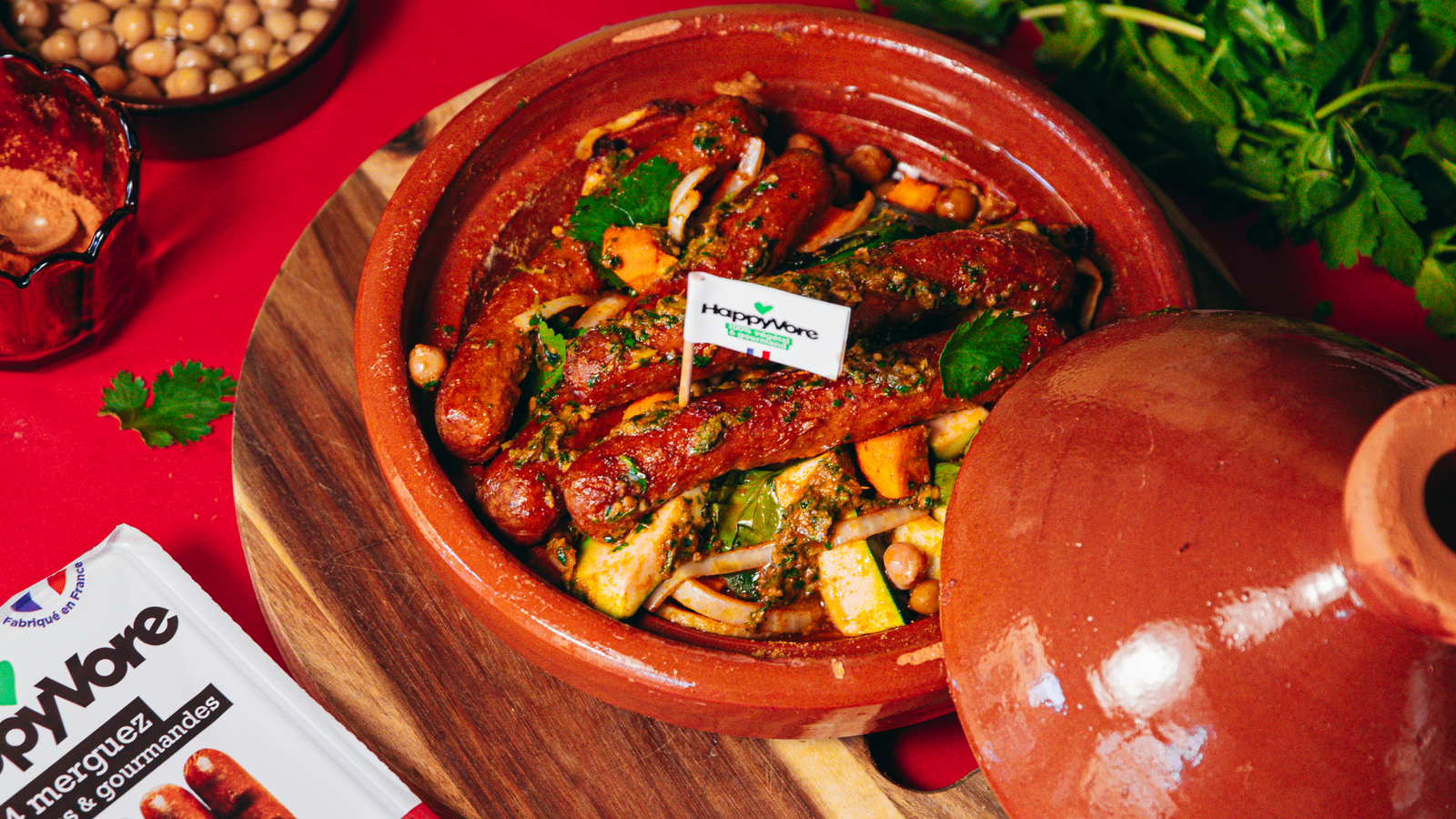 Tajine Merguez végétales