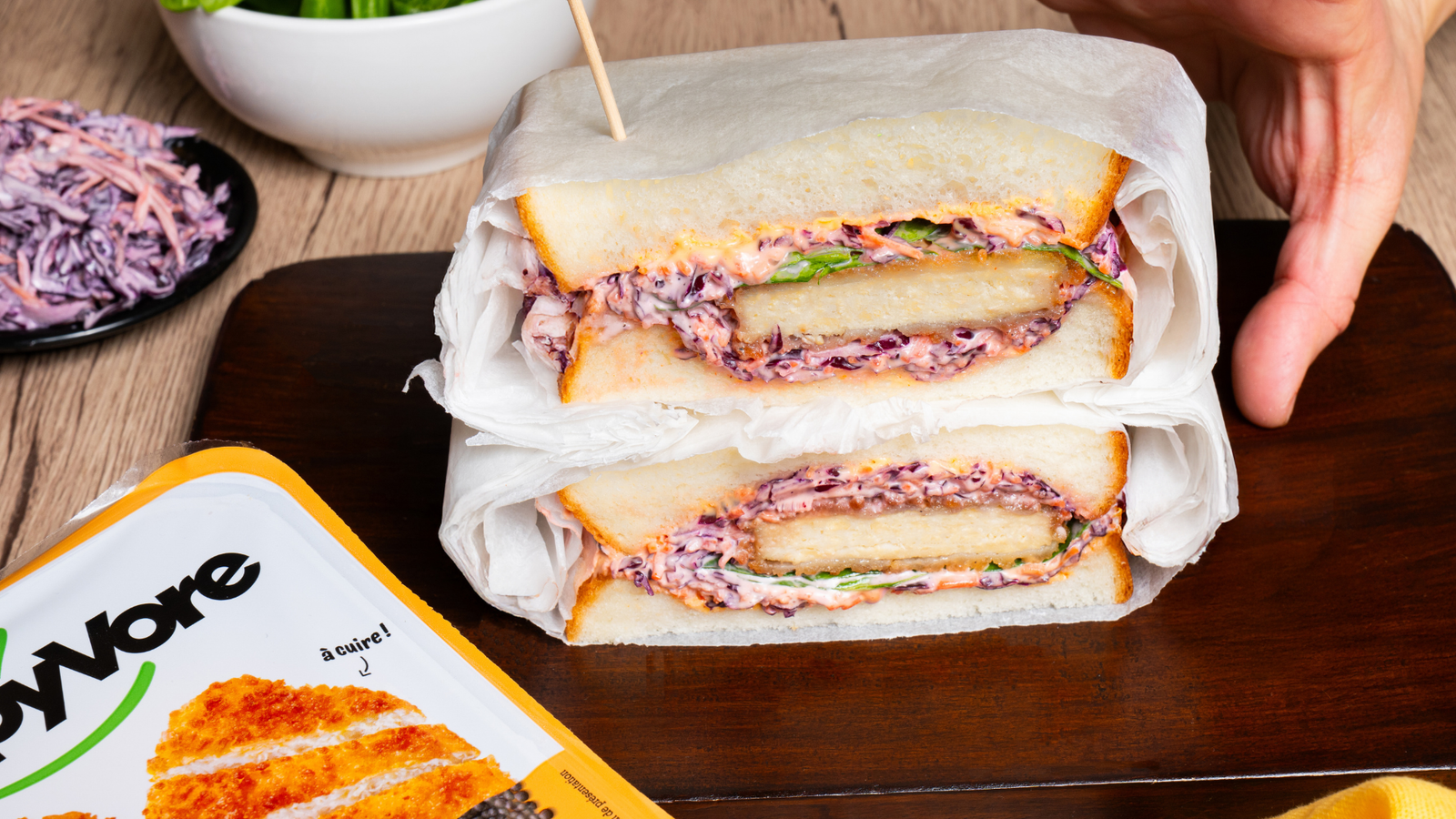 Sandwich sando - Suprême pané végétal HappyVore