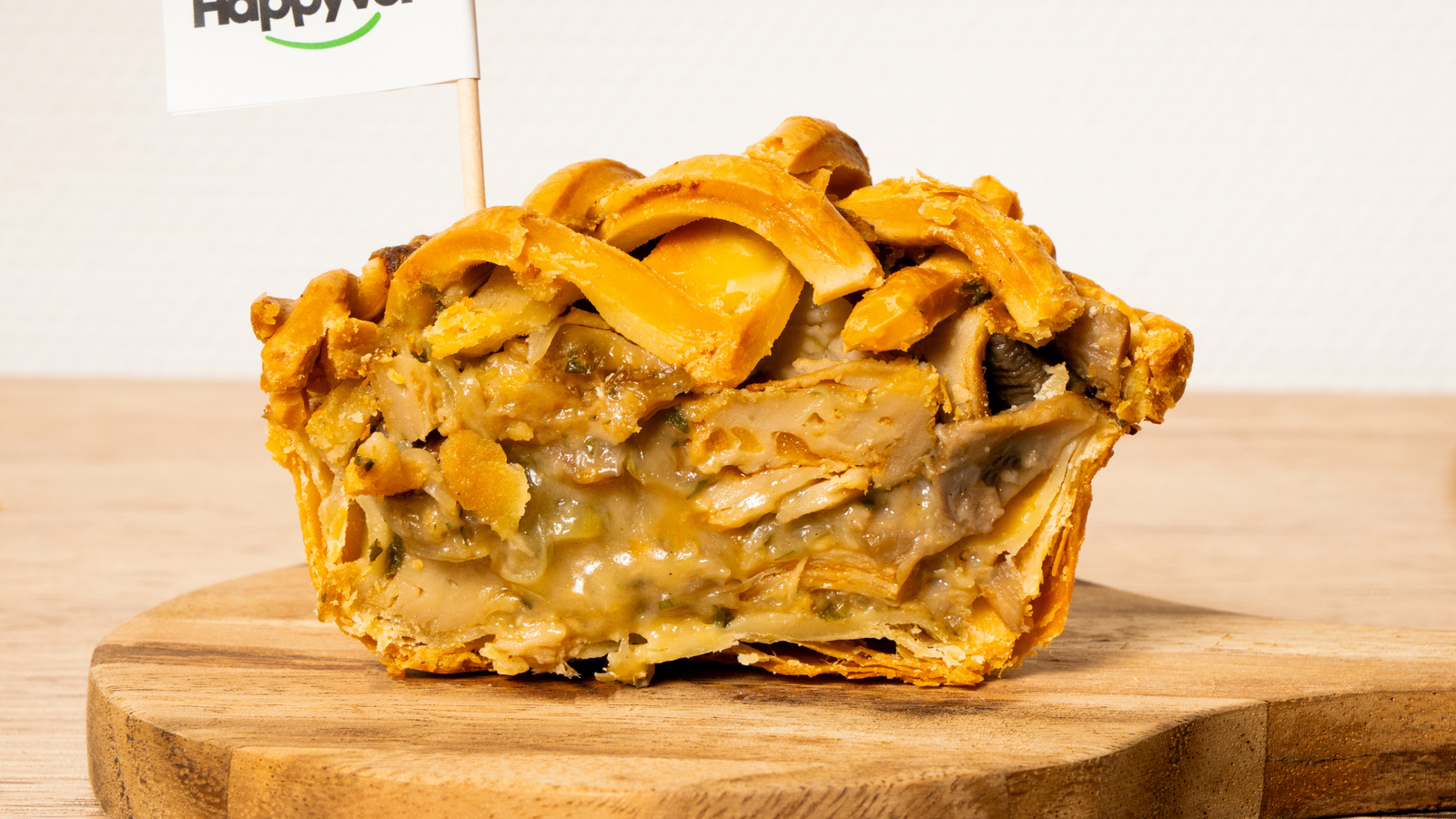 Mini tourte de Noël - Aiguillettes végétales HappyVore