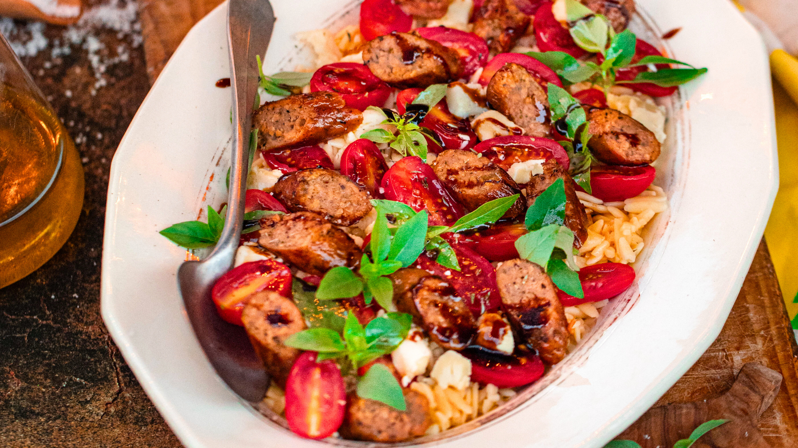 Salade d'Orzo aux chipos