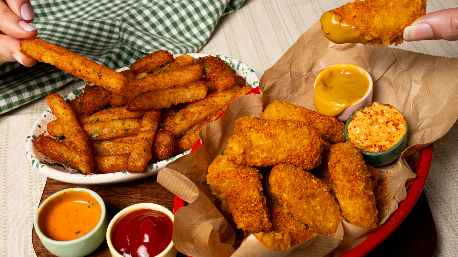 Frites japonaises et Tenders 100 % végétaux HappyVore