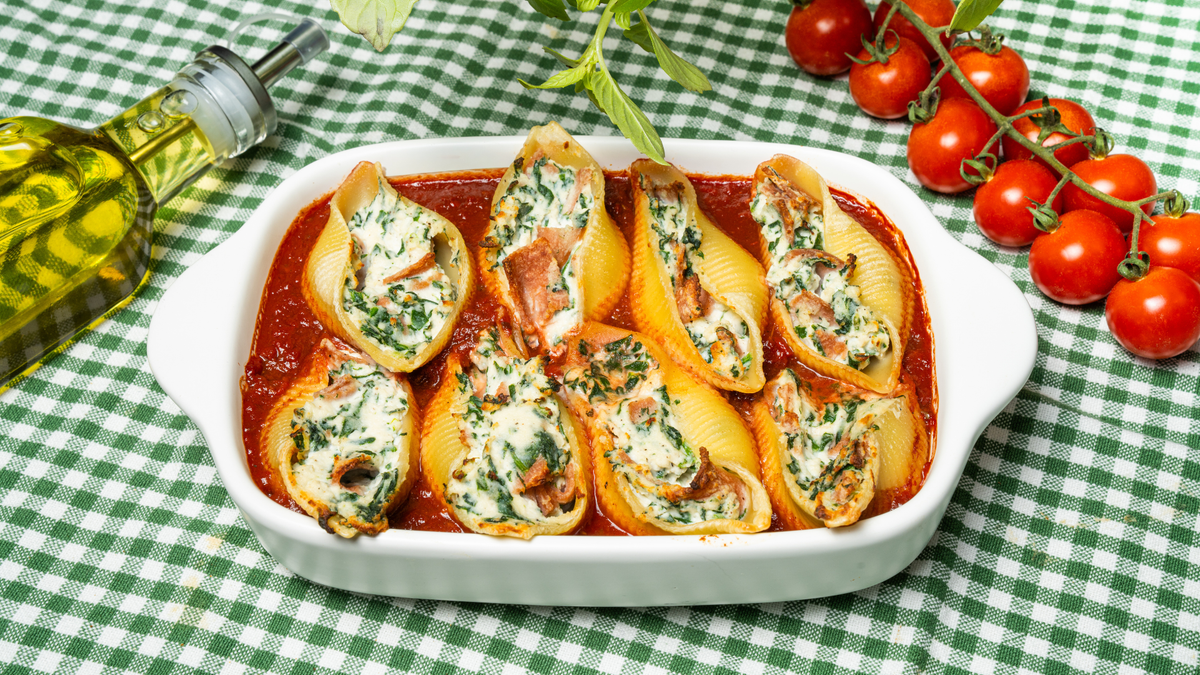 Conchiglionis farcis au jambon fumé 100% végétal HappyVore