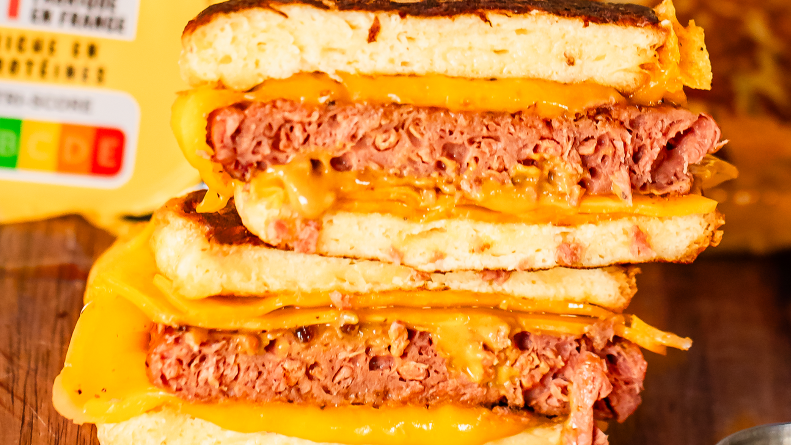 Brioche perdue salée - Steaks végétaux