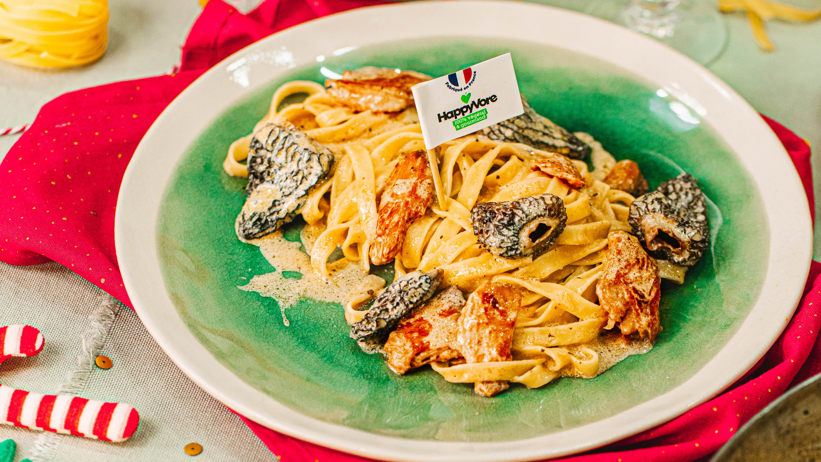 Tagliatelles aux morilles