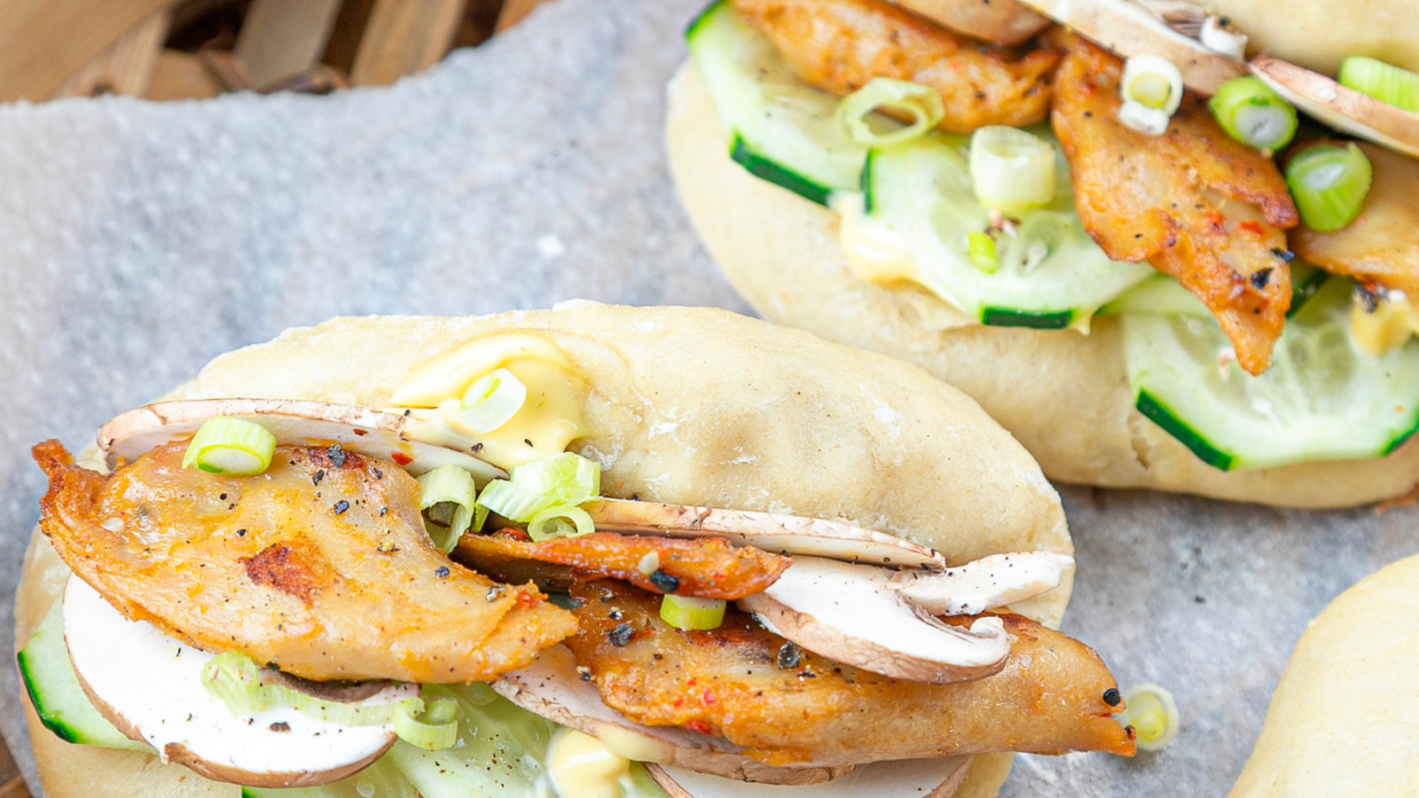 Baos aux Aiguillettes à la japonaise