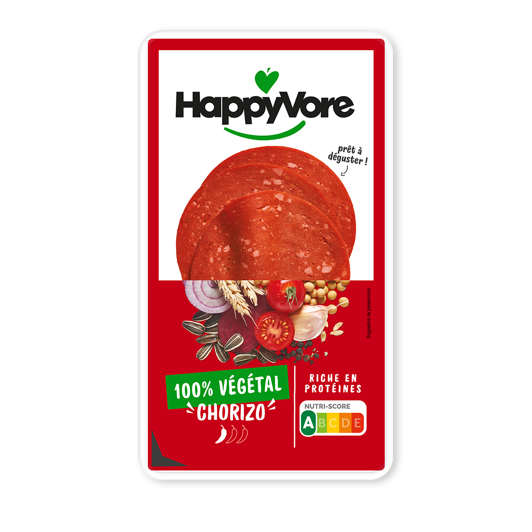 Chorizo végétal et gourmand