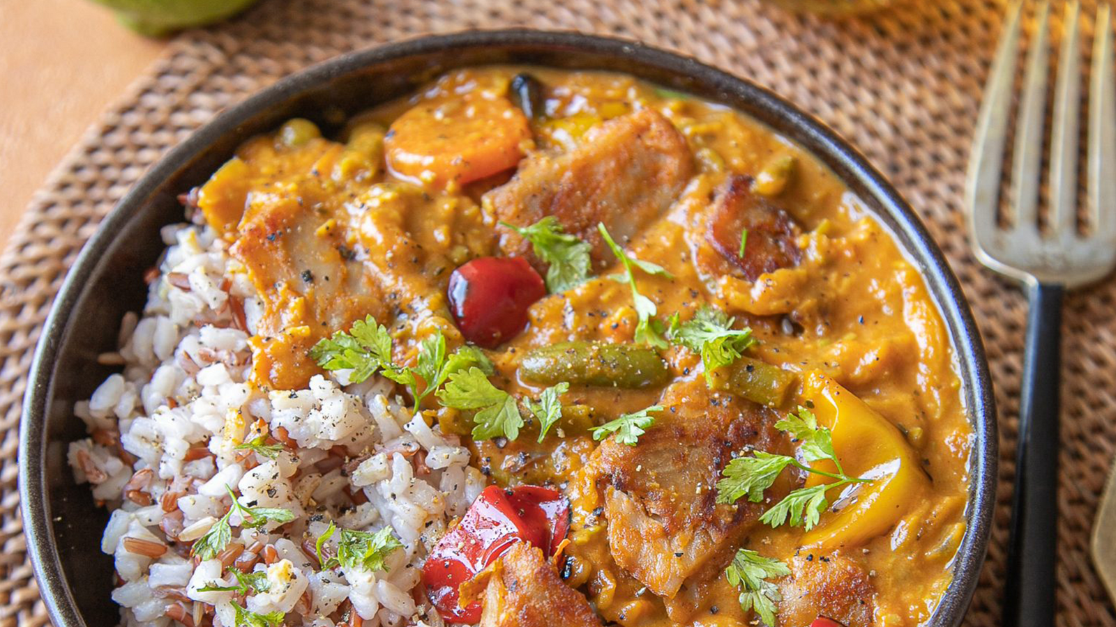 Chicken korma sans chicken