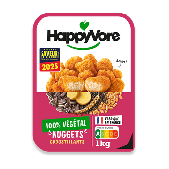 Nuggets végétaux et gourmands