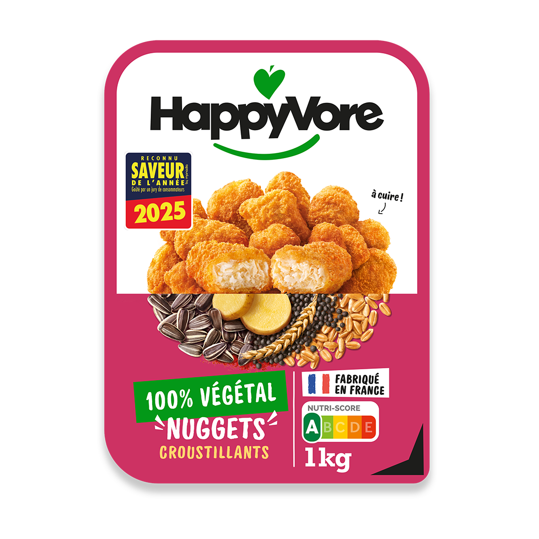Nuggets végétaux et gourmands