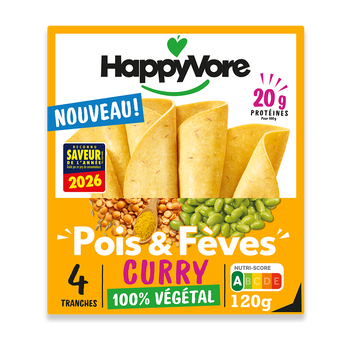 Tranches Pois & Fèves - curry