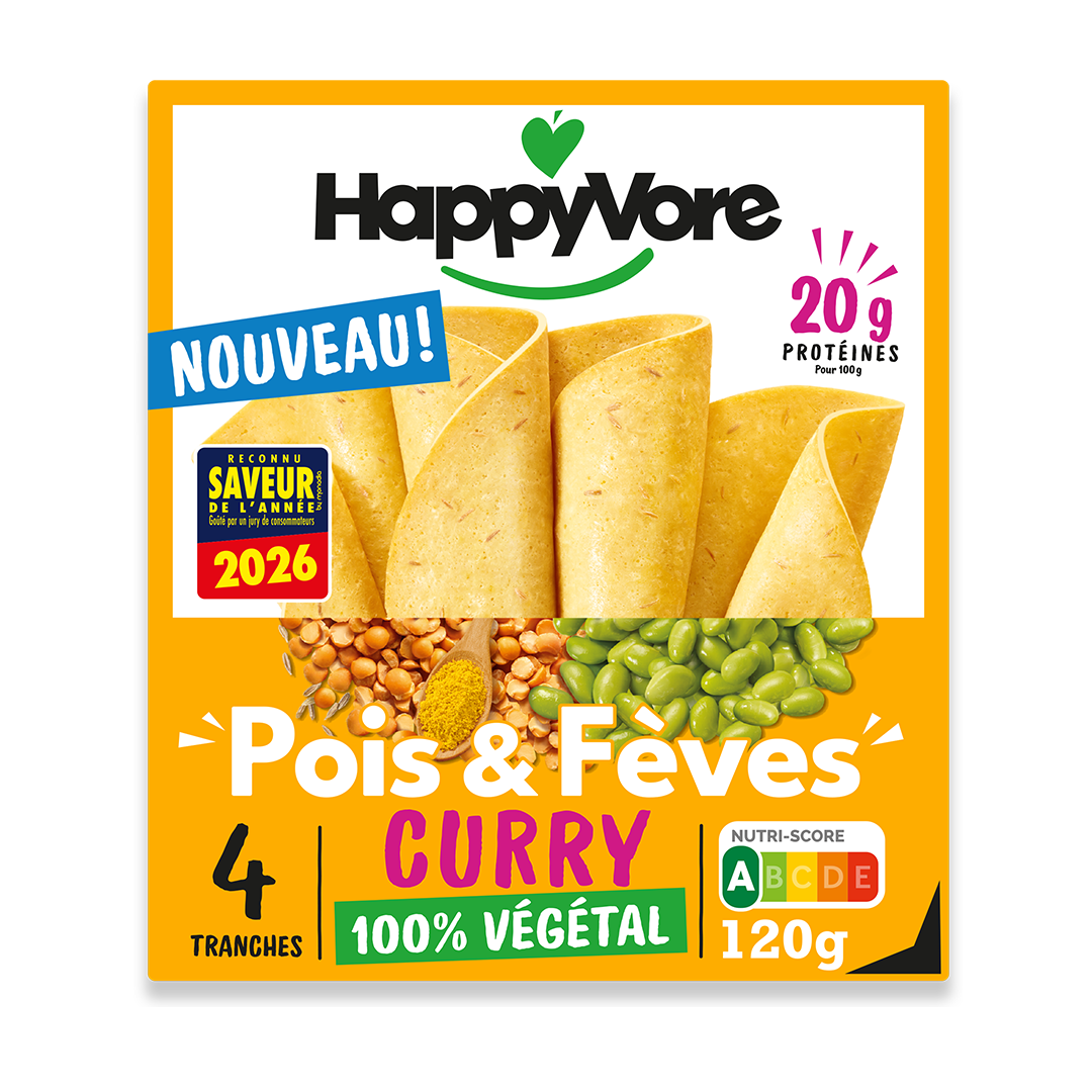 Tranches Pois & Fèves - curry