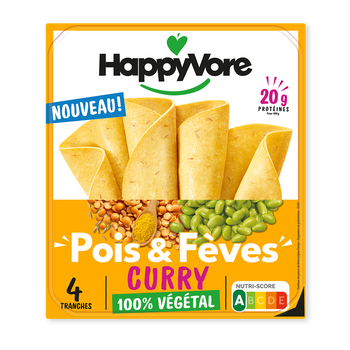 Tranches Pois & Fèves - curry