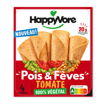 Tranches Pois & Fèves - tomate & herbes de Provence
