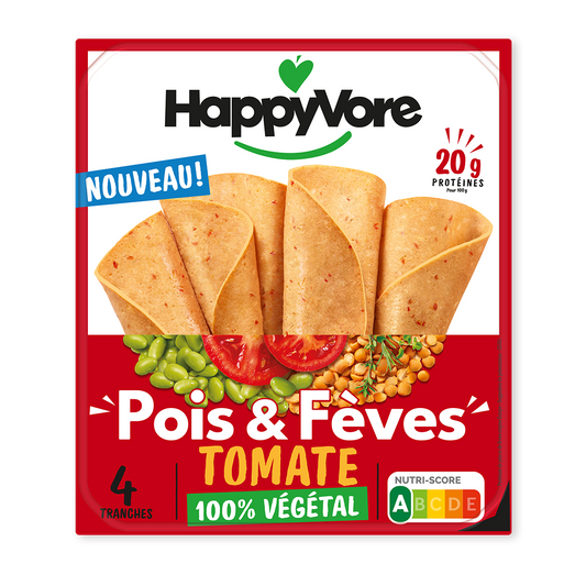 Tranches Pois & Fèves - tomate & herbes de Provence