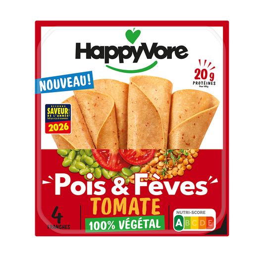 Tranches Pois & Fèves - tomate & herbes de Provence