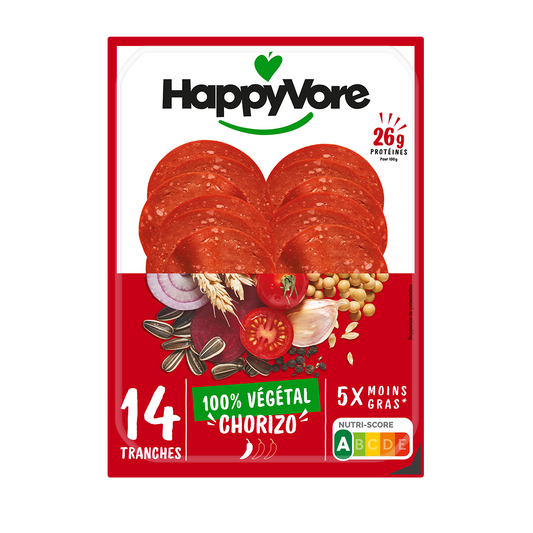 Chorizo végétal et gourmand