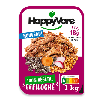 Effiloché 100% végétal et gourmand