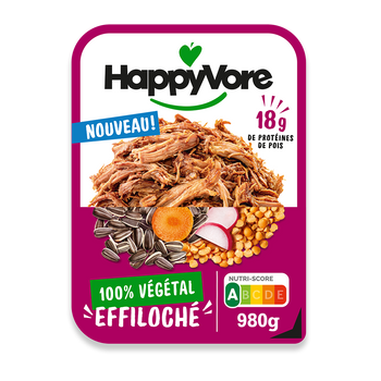 Effiloché 100% végétal et gourmand