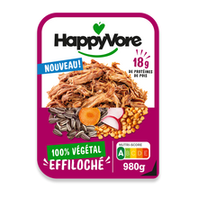 Effiloché 100% végétal et gourmand