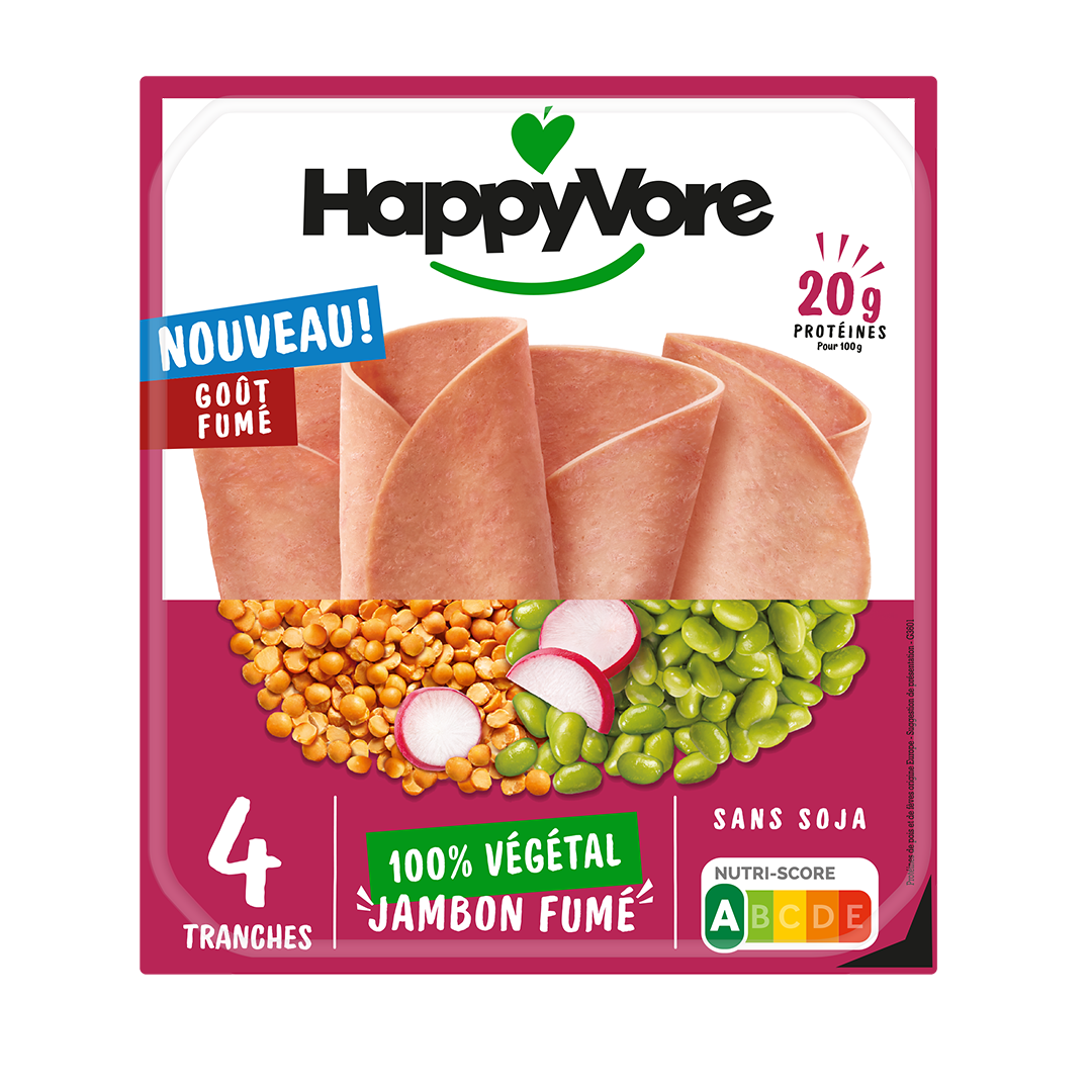 Jambon fumé végétal & gourmand