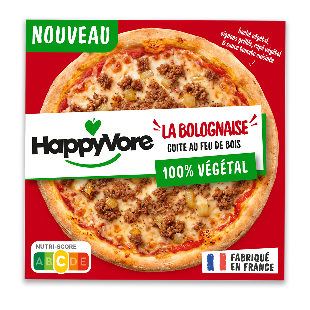 Pizza bolognaise 100% végétale & gourmande