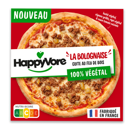 Pizza bolognaise 100% végétale & gourmande