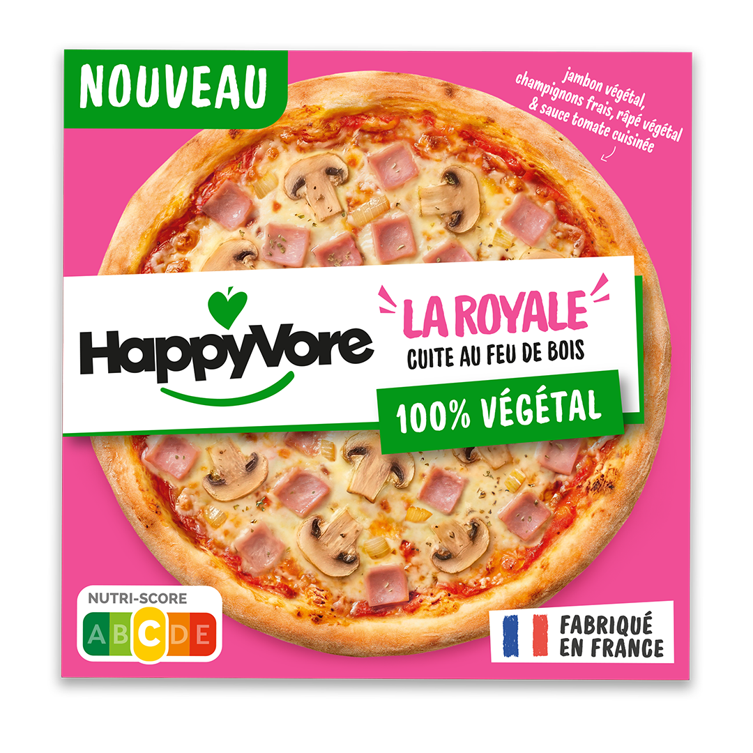 Pizza royale 100% végétale & gourmande