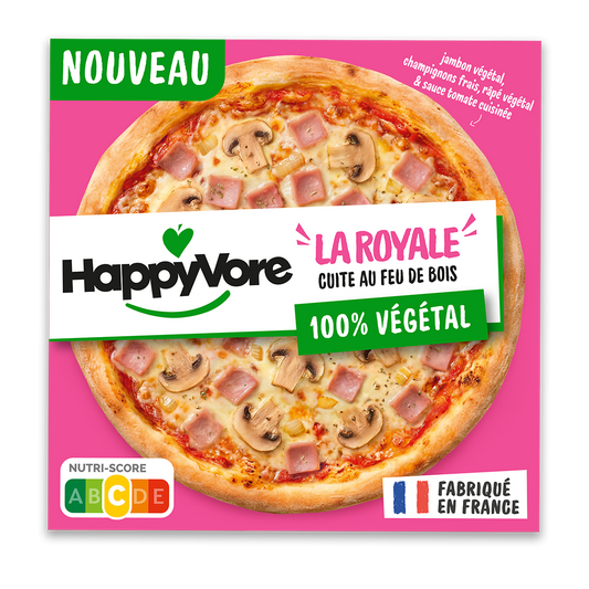 Pizza royale 100% végétale & gourmande