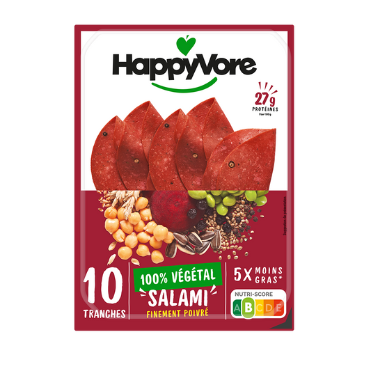 Salami végétal et gourmand