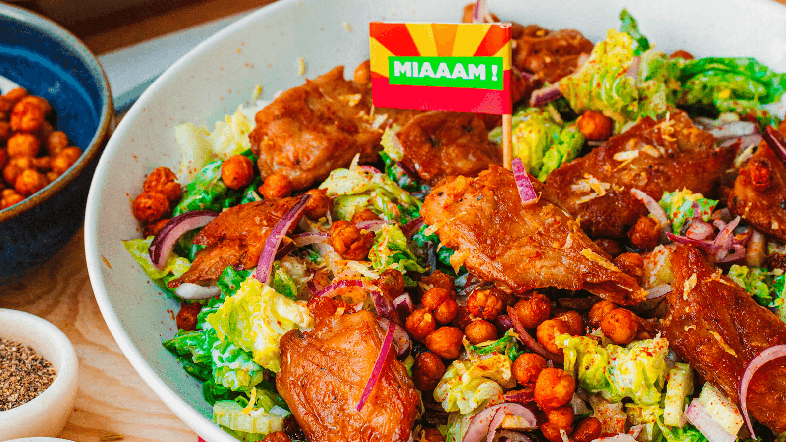 Salade Buffalo protéinée aux aiguillettes végétales