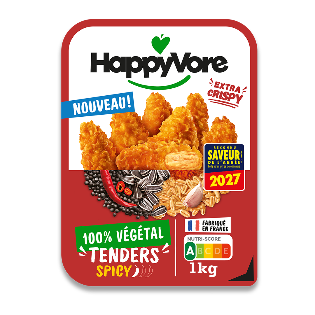 Tenders épicés végétaux et gourmands