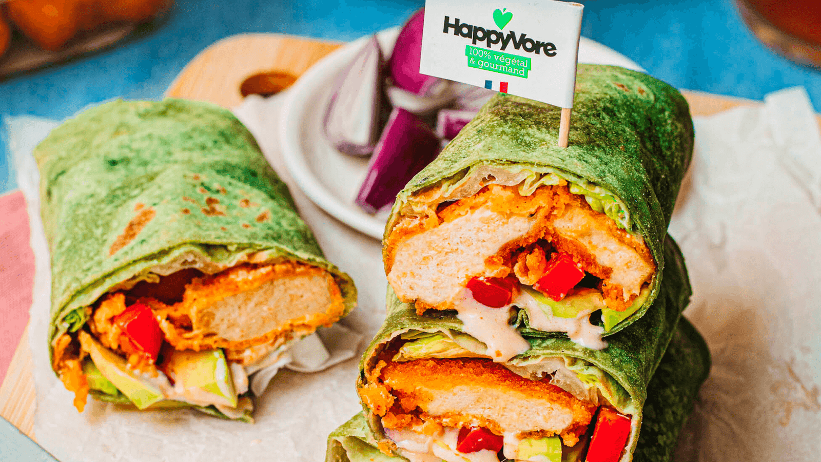 Wraps protéinés aux Nuggets végétaux